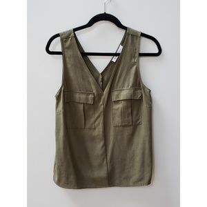 BCBG Army Green Tank